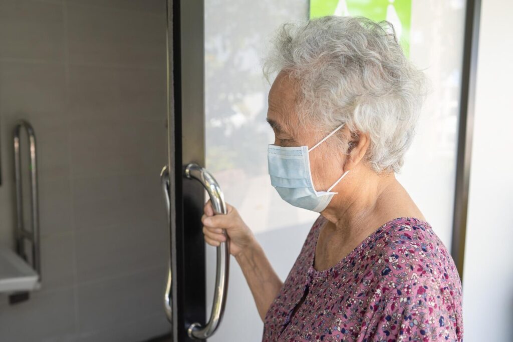 asian senior elderly old lady woman patient use toilet bathroom handle security nursing hospital ward healthy strong medical concept 39768 8228 asian senior elderly old lady woman patient use toilet bathroom handle security nursing hospital ward healthy strong medical concept 39768 8228